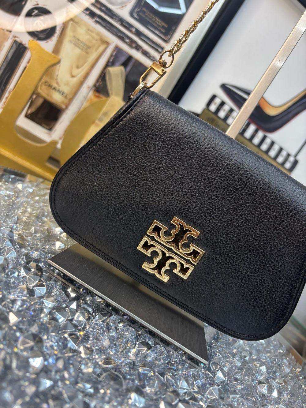 Tory Burch Britten Mini Crossbody Bag EUC - Picture 3 of 16